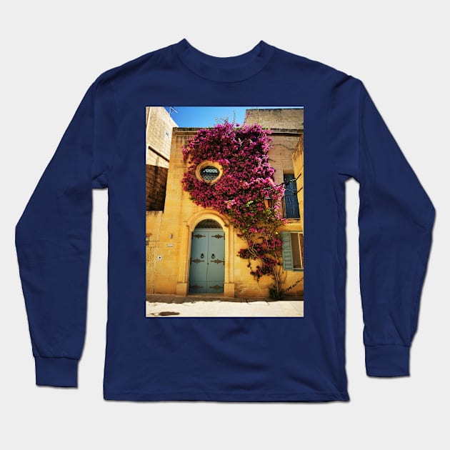 Silent city in bloom Long Sleeve T-Shirt by ellaine13